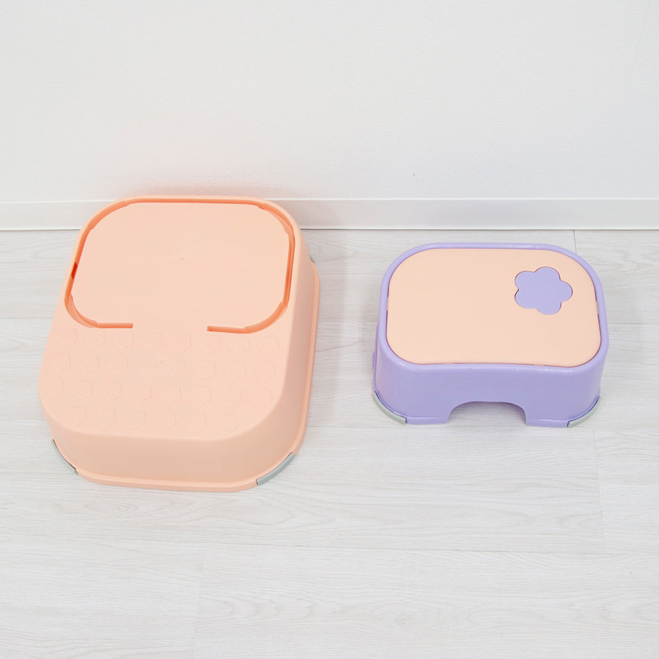 花柄子ども用踏み台